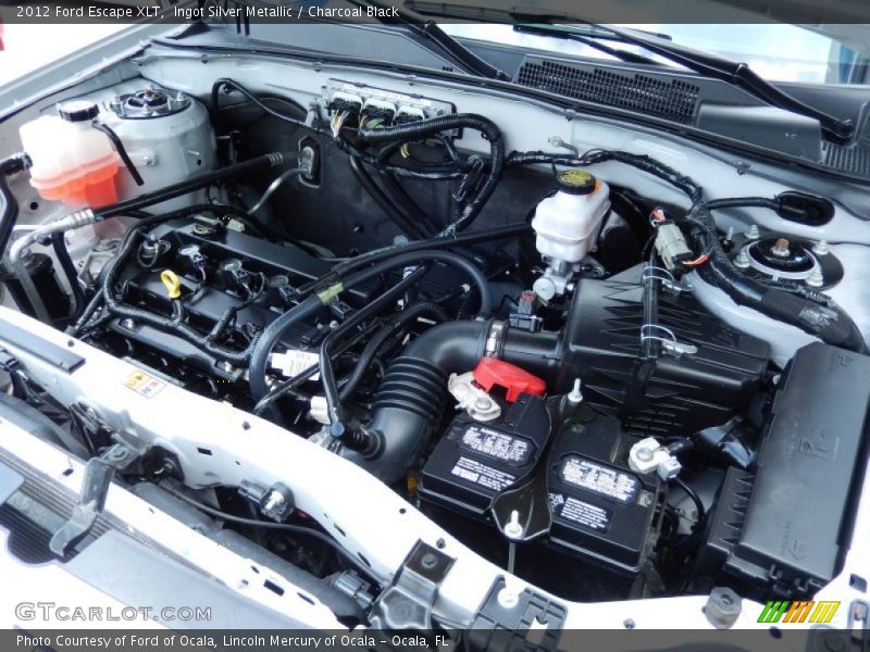 Ingot Silver Metallic / Charcoal Black 2012 Ford Escape XLT
