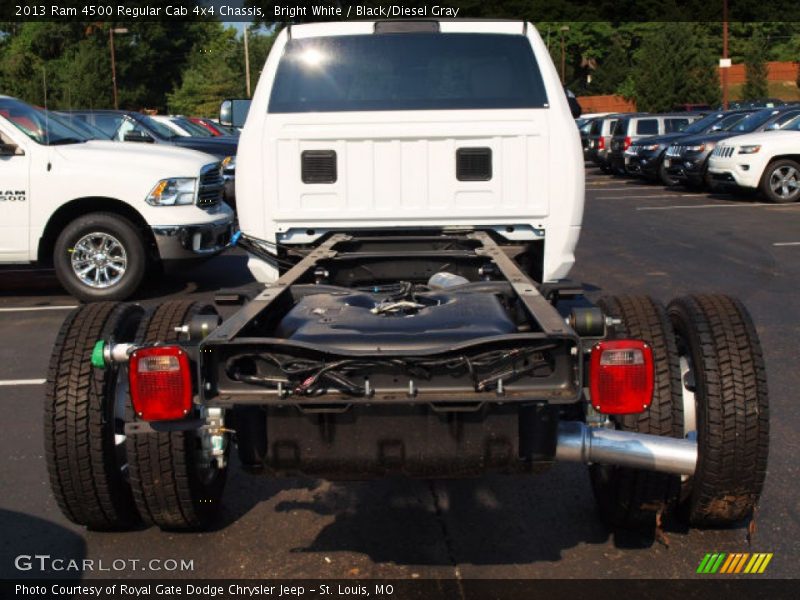 Bright White / Black/Diesel Gray 2013 Ram 4500 Regular Cab 4x4 Chassis