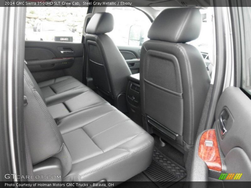 Rear Seat of 2014 Sierra 3500HD SLT Crew Cab