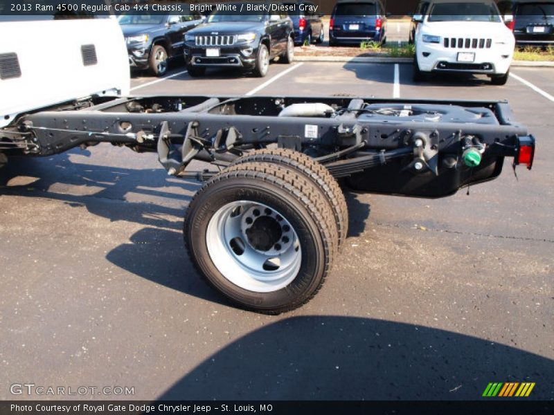 Bright White / Black/Diesel Gray 2013 Ram 4500 Regular Cab 4x4 Chassis