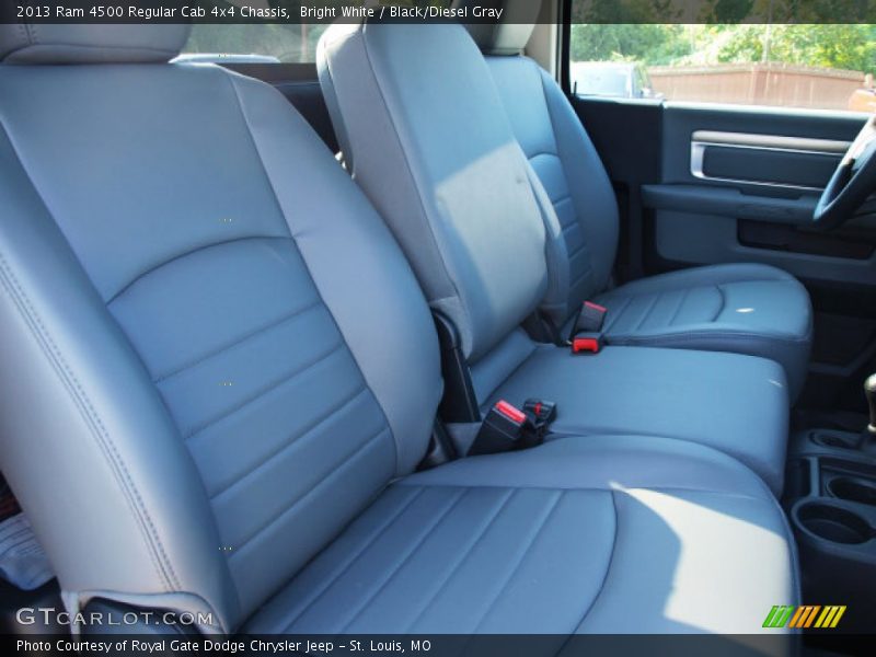Bright White / Black/Diesel Gray 2013 Ram 4500 Regular Cab 4x4 Chassis