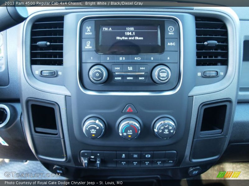 Bright White / Black/Diesel Gray 2013 Ram 4500 Regular Cab 4x4 Chassis