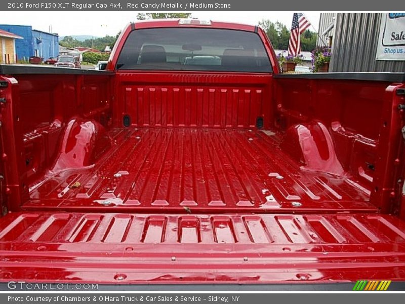 Red Candy Metallic / Medium Stone 2010 Ford F150 XLT Regular Cab 4x4