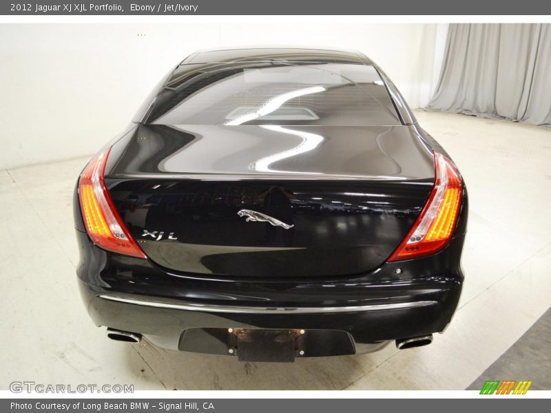 Ebony / Jet/Ivory 2012 Jaguar XJ XJL Portfolio