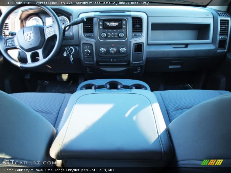 Maximum Steel Metallic / Black/Diesel Gray 2013 Ram 1500 Express Quad Cab 4x4