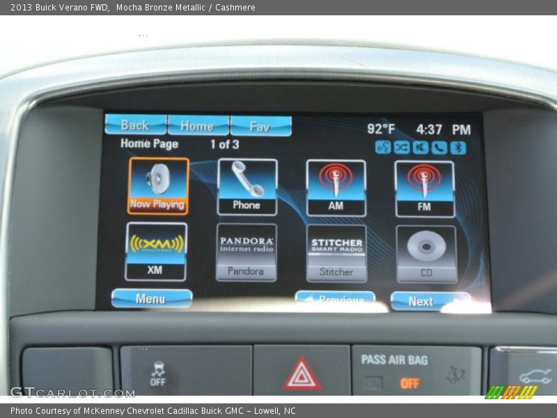 Mocha Bronze Metallic / Cashmere 2013 Buick Verano FWD