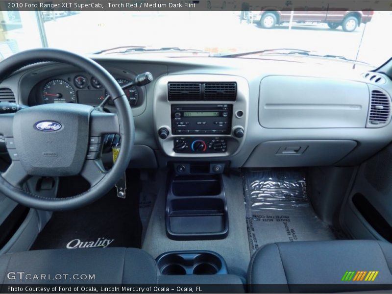 Dashboard of 2010 Ranger XLT SuperCab