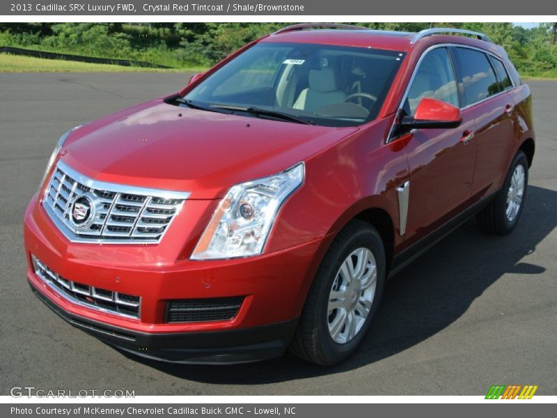 Crystal Red Tintcoat / Shale/Brownstone 2013 Cadillac SRX Luxury FWD