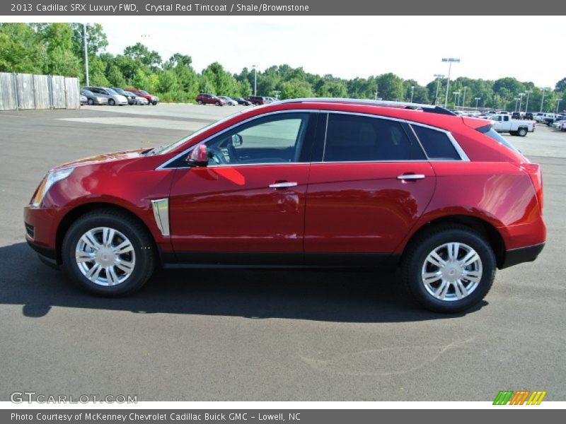 Crystal Red Tintcoat / Shale/Brownstone 2013 Cadillac SRX Luxury FWD