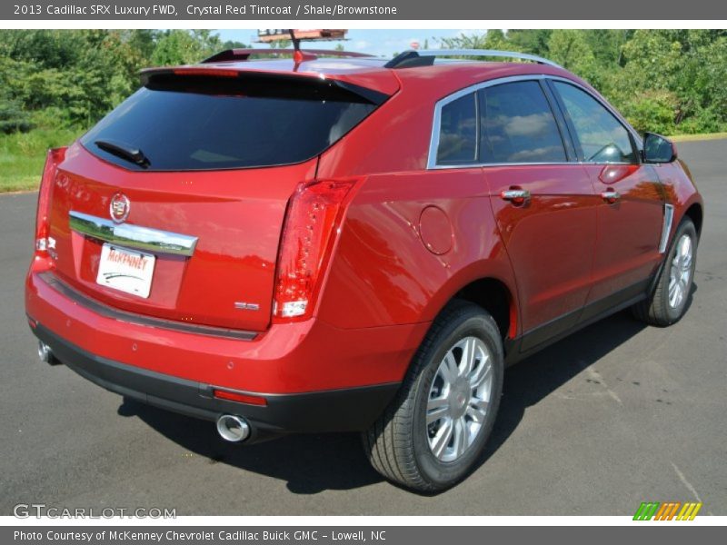 Crystal Red Tintcoat / Shale/Brownstone 2013 Cadillac SRX Luxury FWD