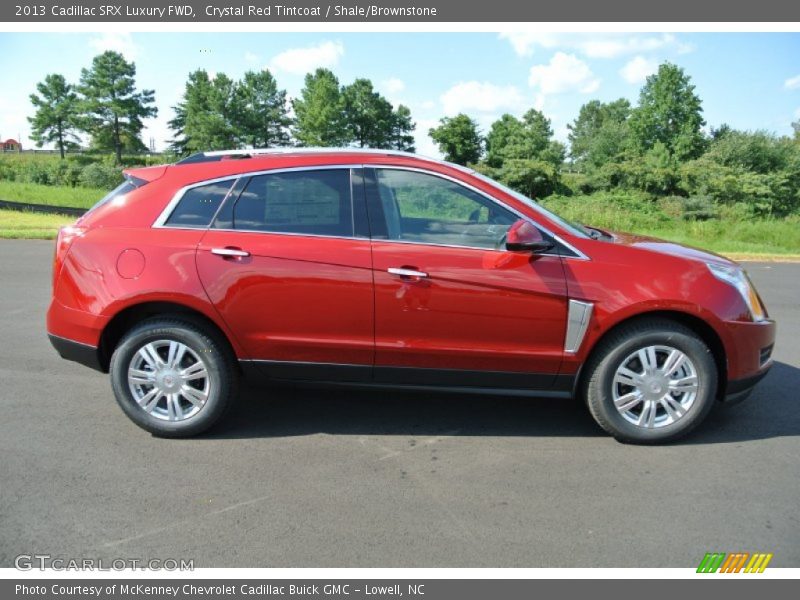Crystal Red Tintcoat / Shale/Brownstone 2013 Cadillac SRX Luxury FWD