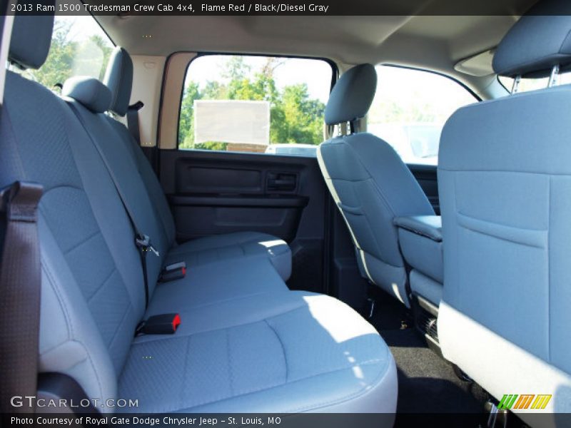 Flame Red / Black/Diesel Gray 2013 Ram 1500 Tradesman Crew Cab 4x4