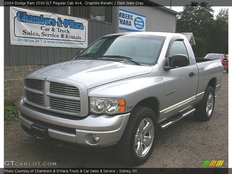 Graphite Metallic / Dark Slate Gray 2004 Dodge Ram 1500 SLT Regular Cab 4x4
