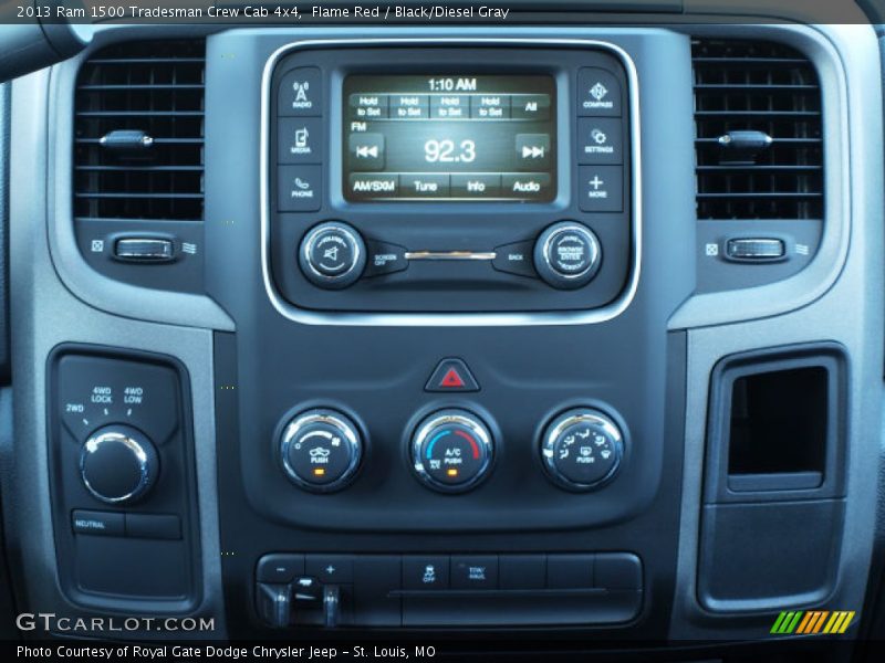 Flame Red / Black/Diesel Gray 2013 Ram 1500 Tradesman Crew Cab 4x4