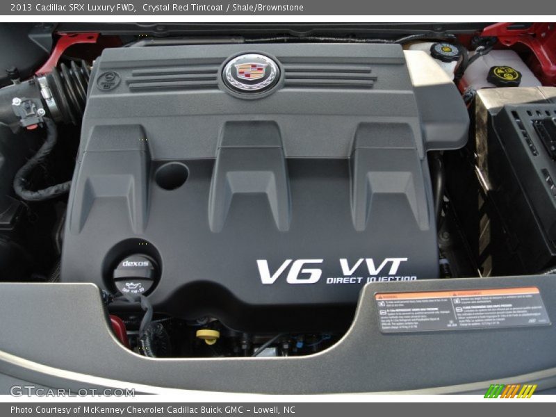 Crystal Red Tintcoat / Shale/Brownstone 2013 Cadillac SRX Luxury FWD