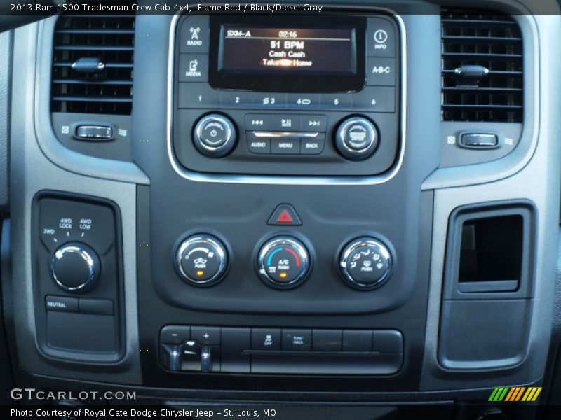 Flame Red / Black/Diesel Gray 2013 Ram 1500 Tradesman Crew Cab 4x4