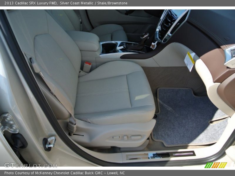 Silver Coast Metallic / Shale/Brownstone 2013 Cadillac SRX Luxury FWD