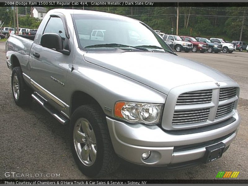 Graphite Metallic / Dark Slate Gray 2004 Dodge Ram 1500 SLT Regular Cab 4x4