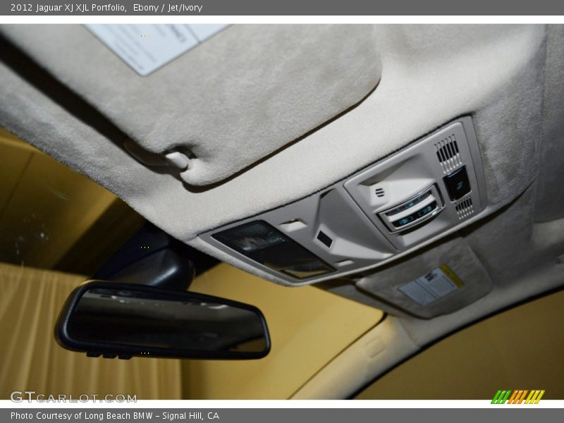 Ebony / Jet/Ivory 2012 Jaguar XJ XJL Portfolio