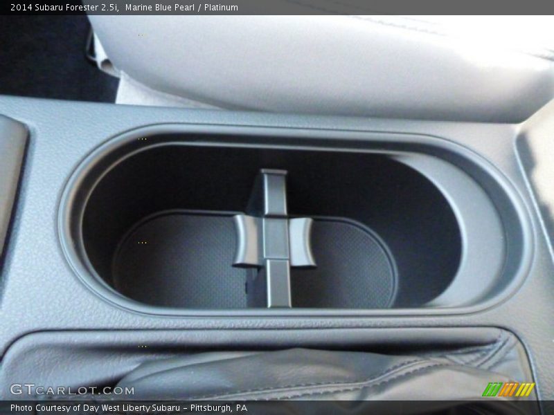 Marine Blue Pearl / Platinum 2014 Subaru Forester 2.5i