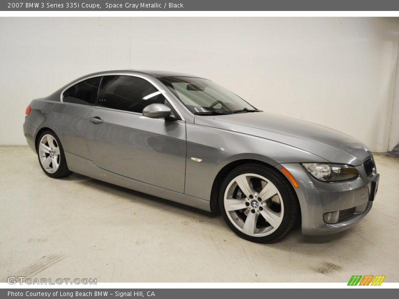Space Gray Metallic / Black 2007 BMW 3 Series 335i Coupe