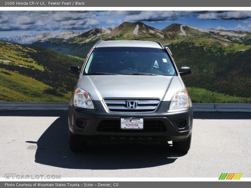 Pewter Pearl / Black 2006 Honda CR-V LX