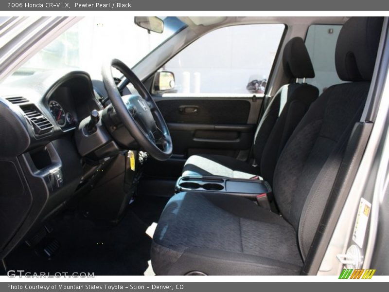 Pewter Pearl / Black 2006 Honda CR-V LX