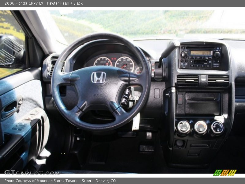 Pewter Pearl / Black 2006 Honda CR-V LX