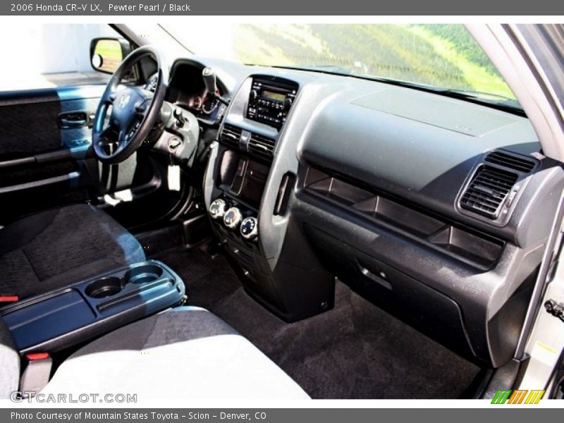 Pewter Pearl / Black 2006 Honda CR-V LX