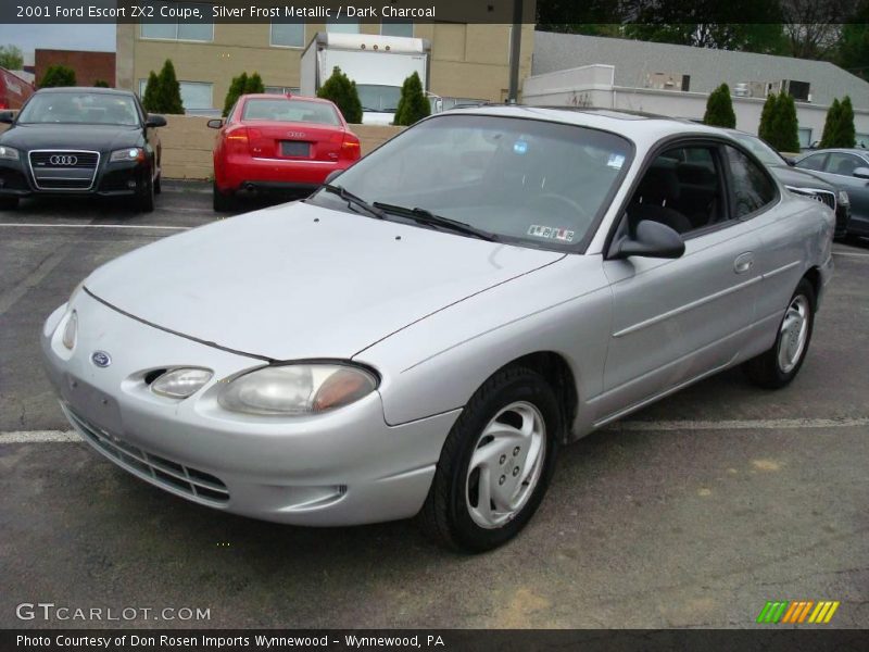 Silver Frost Metallic / Dark Charcoal 2001 Ford Escort ZX2 Coupe