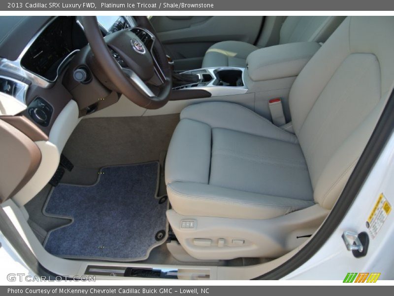 Platinum Ice Tricoat / Shale/Brownstone 2013 Cadillac SRX Luxury FWD