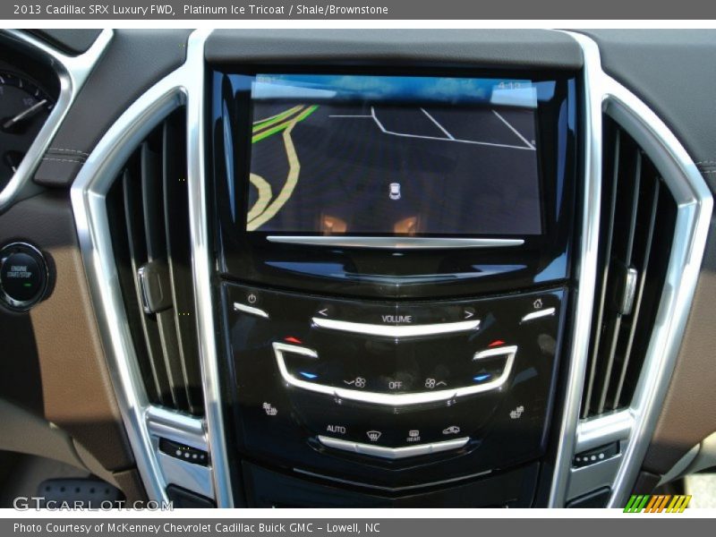 Platinum Ice Tricoat / Shale/Brownstone 2013 Cadillac SRX Luxury FWD
