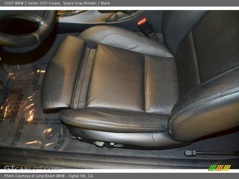 Space Gray Metallic / Black 2007 BMW 3 Series 335i Coupe