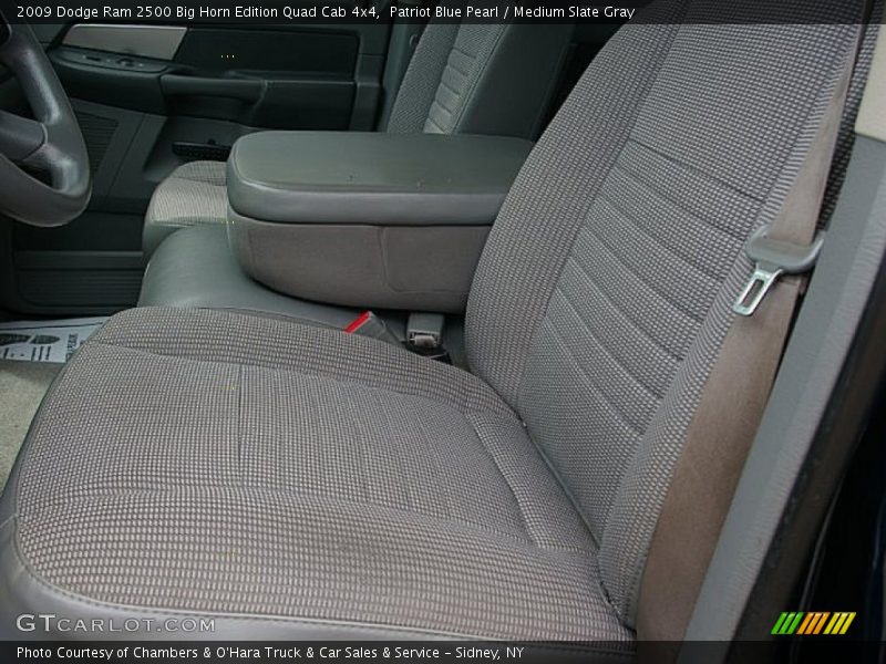 Patriot Blue Pearl / Medium Slate Gray 2009 Dodge Ram 2500 Big Horn Edition Quad Cab 4x4
