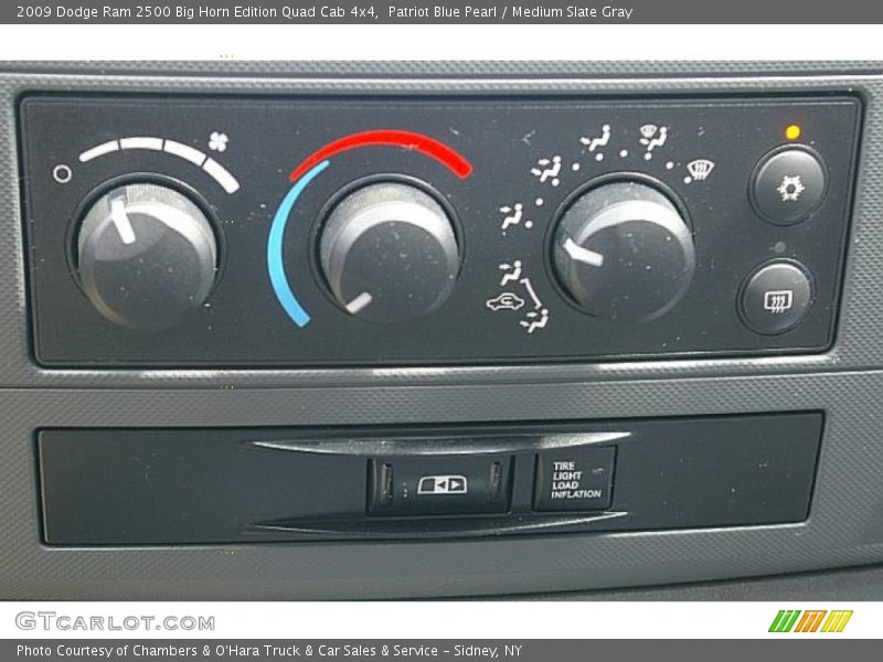 Patriot Blue Pearl / Medium Slate Gray 2009 Dodge Ram 2500 Big Horn Edition Quad Cab 4x4