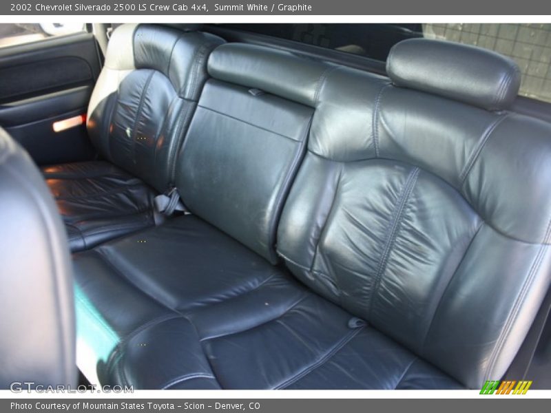 Summit White / Graphite 2002 Chevrolet Silverado 2500 LS Crew Cab 4x4