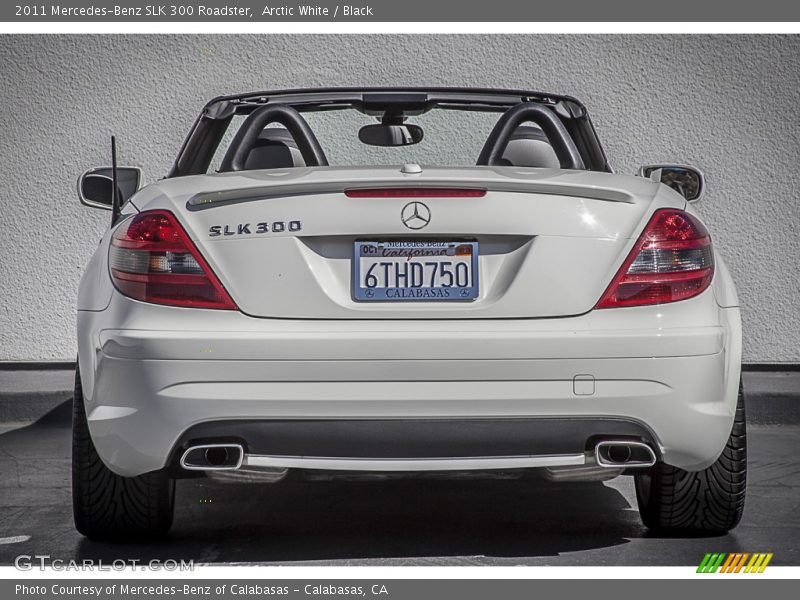 Arctic White / Black 2011 Mercedes-Benz SLK 300 Roadster