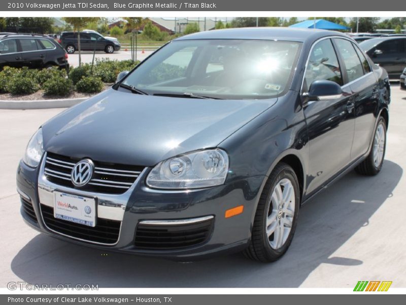Blue Graphite Metallic / Titan Black 2010 Volkswagen Jetta TDI Sedan