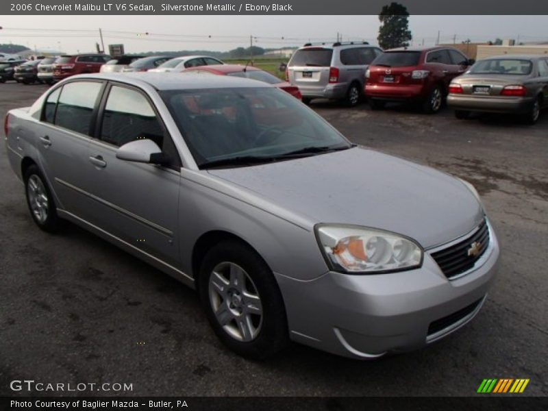 Silverstone Metallic / Ebony Black 2006 Chevrolet Malibu LT V6 Sedan