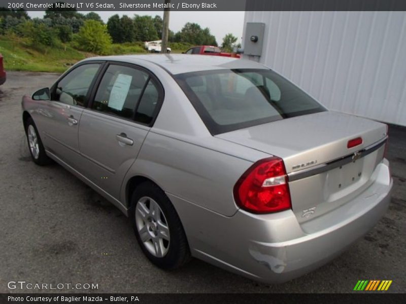 Silverstone Metallic / Ebony Black 2006 Chevrolet Malibu LT V6 Sedan