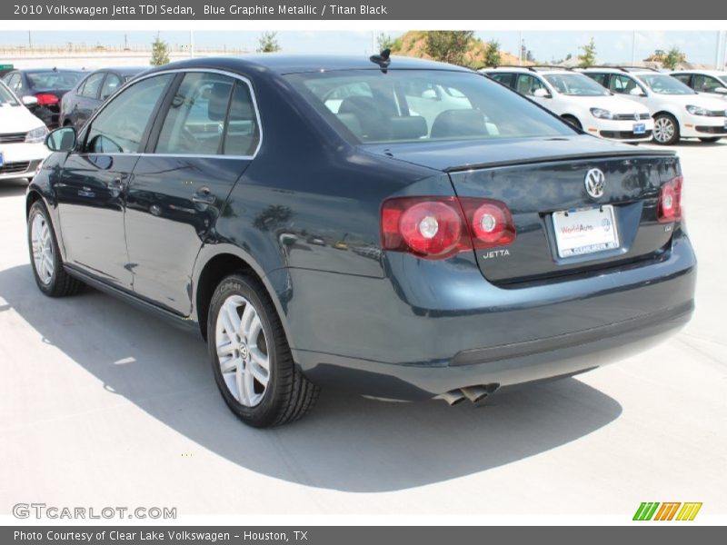 Blue Graphite Metallic / Titan Black 2010 Volkswagen Jetta TDI Sedan