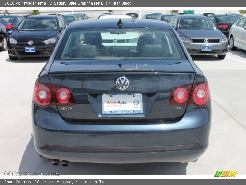 Blue Graphite Metallic / Titan Black 2010 Volkswagen Jetta TDI Sedan