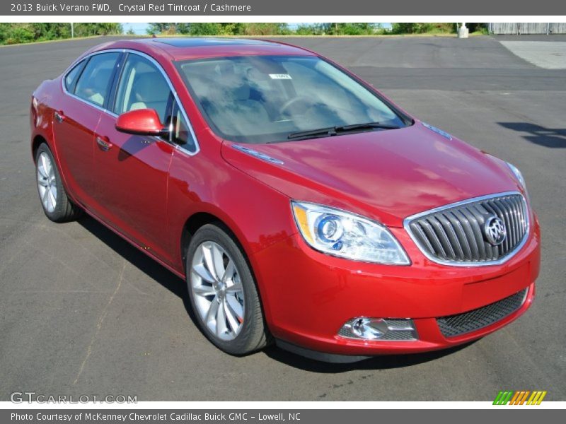 Crystal Red Tintcoat / Cashmere 2013 Buick Verano FWD