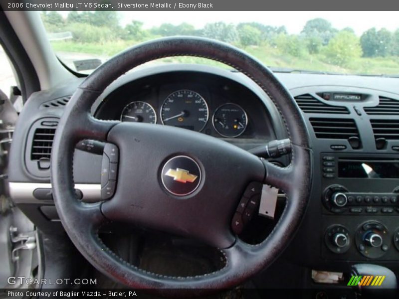 Silverstone Metallic / Ebony Black 2006 Chevrolet Malibu LT V6 Sedan