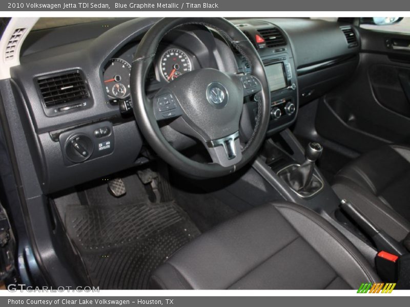 Blue Graphite Metallic / Titan Black 2010 Volkswagen Jetta TDI Sedan