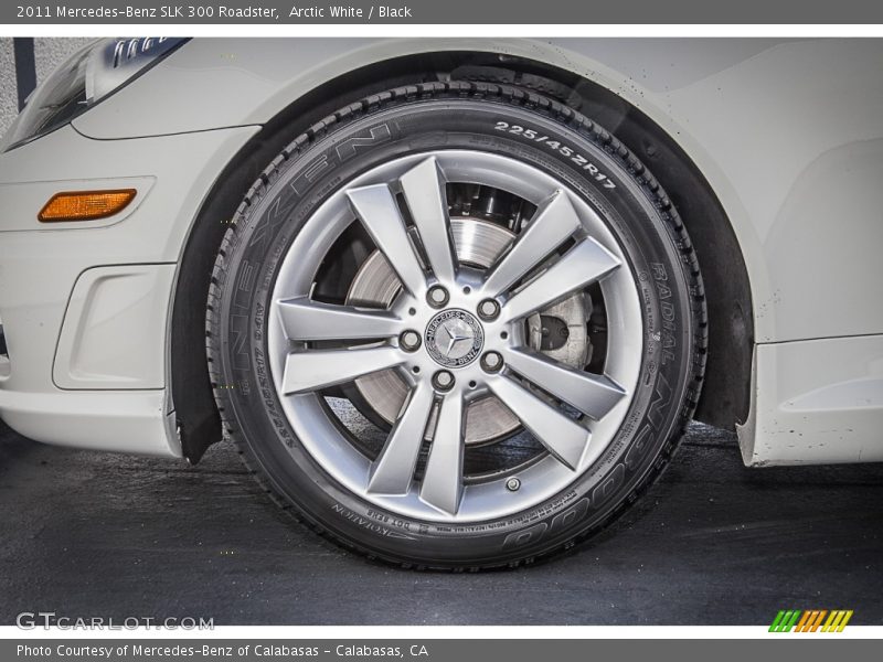 Arctic White / Black 2011 Mercedes-Benz SLK 300 Roadster