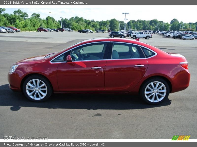 Crystal Red Tintcoat / Cashmere 2013 Buick Verano FWD