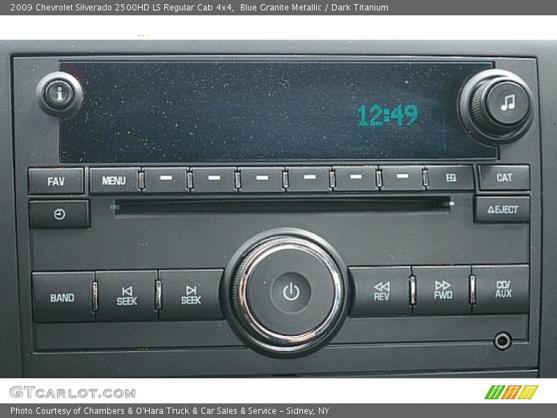 Blue Granite Metallic / Dark Titanium 2009 Chevrolet Silverado 2500HD LS Regular Cab 4x4