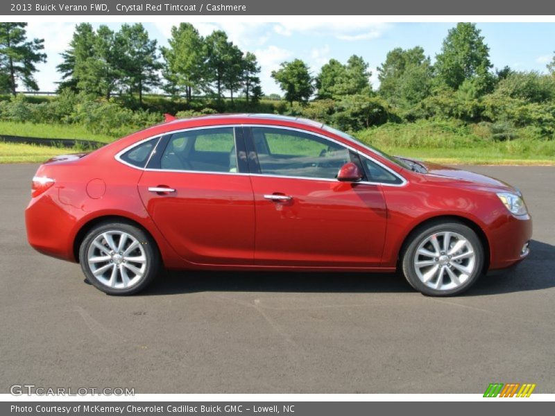 Crystal Red Tintcoat / Cashmere 2013 Buick Verano FWD