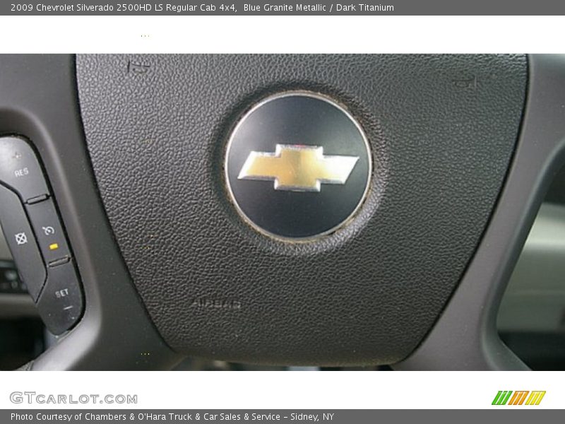 Blue Granite Metallic / Dark Titanium 2009 Chevrolet Silverado 2500HD LS Regular Cab 4x4